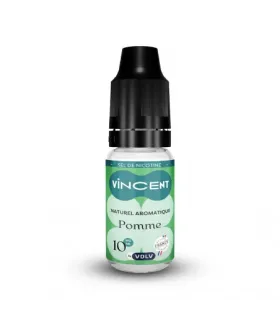 E-LIQUIDE 10 ML SDN VINCENT POMME - SEL DE NICOTINE - E-liquide sel de nicotine VINCENT 10ml