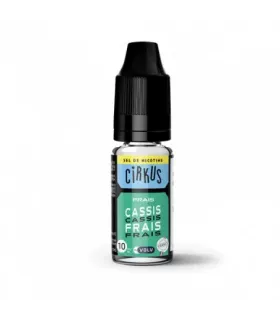 E-LIQUIDE 10 ML SDN CIRKUS CASSIS FRAIS - SEL DE NICOTINE - E-liquide sel de nicotine Cirkus 10ml