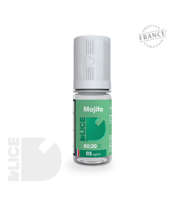 E-liquide Mojito de D'LICE - Menthe Fraîche, Citron Vert et Rhum Enivrant - Cocktail Emblématique en Vape