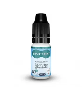 E-LIQUIDE 10 ML SDN VINCENT MENTHE GLACIALE - SEL DE NICOTINE - E-liquide sel de nicotine VINCENT 10ml