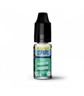 E-LIQUIDE 10 ML SDN CIRKUS MENTHE POLAIRE - SEL DE NICOTINE - E-liquide sel de nicotine Cirkus 10ml
