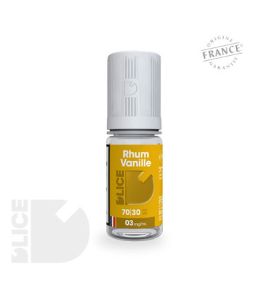 E-liquide Rhum Vanille de D'LICE - Fusion Enivrante de Rhum et Vanille - Recette Secrète et Inoubliable