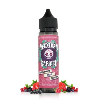 E-liquide FRUITS ROUGES CASSIS FRAMBOISE 50ml - Mexican Cartel | Evapsaveurs