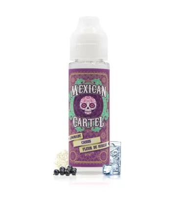 Limonade Cassis Fleur de Sureau 50 ml – Mexican Cartel | E-liquide floral pétillant