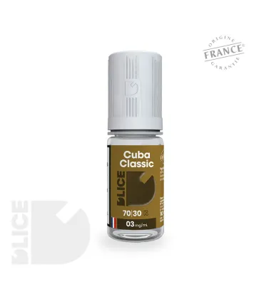 E-liquide Cuba Classic de D'LICE - Notes Aromatiques Complexes - Voyage Sensoriel à La Havane