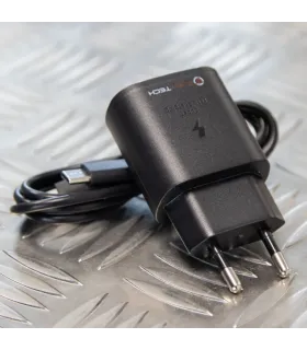 Adaptateur Secteur USB‑C 25W Fumytech – Charge Rapide + Câble