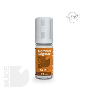 E-liquide Caramel Réglisse de D'LICE - Équilibre Parfait de Saveurs Gourmandes - Plaisir Sucré pour votre Vape