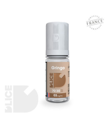 E-liquide Gringo de D'LICE - Tabac Classic Doux aux Cacahuètes - Voyage Gourmand Exotique