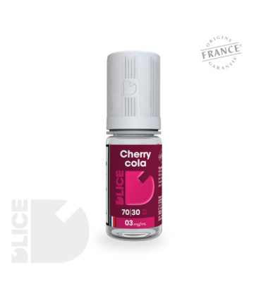 E-liquide Cherry Cola de D'LICE - Cola Pétillant et Cerise Fraîche - Ambiance Festive Assurée