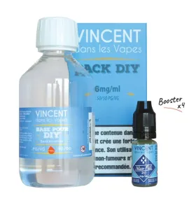 Pack DIY VDLV 210ml 3mg – Base + Boosters 50/50
