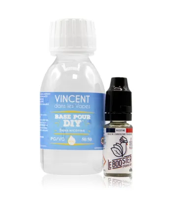 Pack DIY VDLV 125ml 6mg – Base + Boosters 50/50