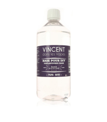 Base DIY 1L 100/0 VDLV – E‑liquide Neutre Premium