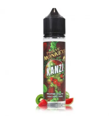 Kanzi Tropical Burst 50ml - E-liquide Twelve Monkeys | Fraise, Pastèque & Kiwi