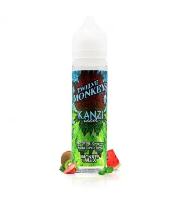 Kanzi Iced Freeze 50ml - E-liquide Twelve Monkeys | Fraise, Pastèque & Kiwi Glacé