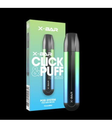 Batterie X‑Bar Click & Puff Ocean Mist 500 mAh