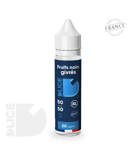 Fruits noirs givrés 50 ml - D'LICE XL | E-liquide fruits noirs givrés