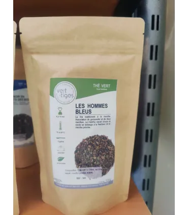 Thé à la menthe Hommes Bleus – 100 g
