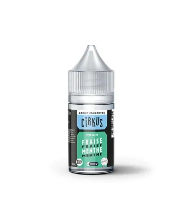 Arôme Fraise Menthe 30ml – fraise sucrée alliée à une menthe verte fraîche | Cirkus by VDLV