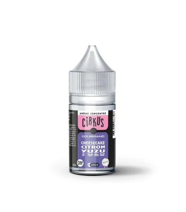 Arôme Cheesecake Citron Yuzu 30ml – cheesecake crémeux au citron jaune et yuzu | Cirkus by VDLV