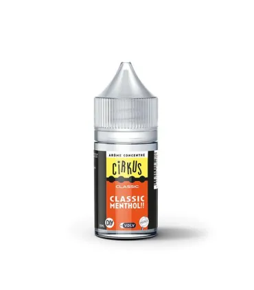 Arôme Classic Menthol 30ml – tabac blond classique relevé d'une menthe fraîche | Cirkus by VDLV