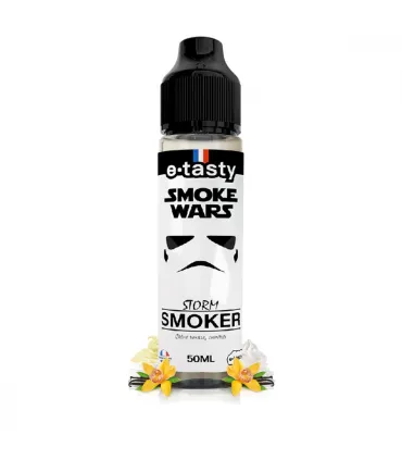 Storm Smoker 50ml – E-liquide crème vanille chantilly Smoke Wars E.Tasty