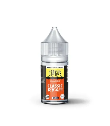 Arôme Cirkus Classic Ry4 30ml – tabac blond marié à un caramel vanillé façon RY4 | Cirkus by VDLV