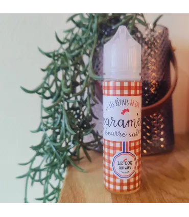 E-liquide Caramel Beurre Salé 50ml - Le Coq Qui Vape