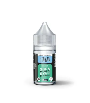 Arôme Soda Ryan 30ml – soda cola pétillant twisté à la framboise sur lit de glace | Cirkus by VDLV