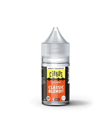Arôme Classic Blend 30ml – assemblage de tabacs blonds et bruns aux notes boisées et grillées | Cirkus by VDLV