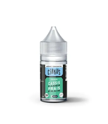 Arôme Concentré Cassis Frais 30ml – cassis noir intense relevé par une fraîcheur mentholée | Cirkus by VDLV