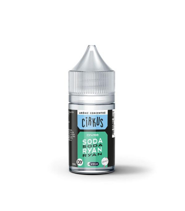 Arôme Soda Ryan 30ml – soda cola pétillant twisté à la framboise sur lit de glace | Cirkus by VDLV