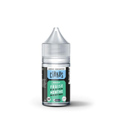 Arôme Fraise Menthe 30ml – fraise sucrée alliée à une menthe verte fraîche | Cirkus by VDLV