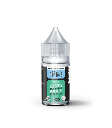 Arôme Concentré Cassis Frais 30ml – cassis noir intense relevé par une fraîcheur mentholée | Cirkus by VDLV