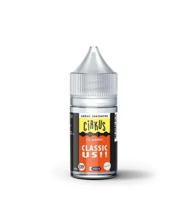 Arôme Classic Us 30ml – tabac blond américain adouci de notes légèrement gourmandes | Cirkus by VDLV