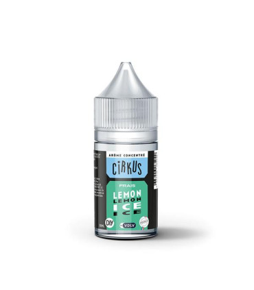 Arôme Lemon Ice 30ml – citron jaune acidulé façon sorbet | Cirkus by VDLV