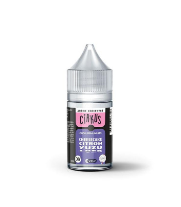 Arôme Cheesecake Citron Yuzu 30ml – cheesecake crémeux au citron jaune et yuzu | Cirkus by VDLV