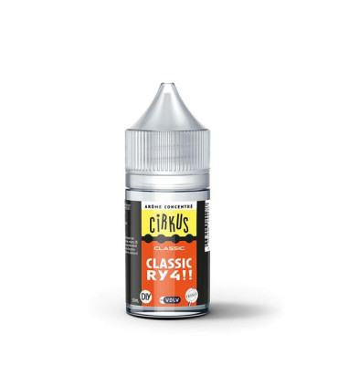 Arôme Cirkus Classic Ry4 30ml – tabac blond marié à un caramel vanillé façon RY4 | Cirkus by VDLV