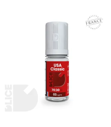 E-liquide USA Classic de D'LICE - Grand Classique Blond 100 % Made in France