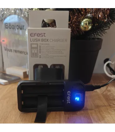 Chargeur Powerbank Lush Box Efest – Chargeur 18650 & Power Bank Nomade