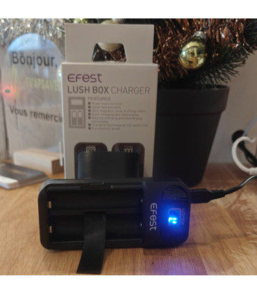 Chargeur Powerbank Lush Box Efest – Chargeur 18650 & Power Bank Nomade