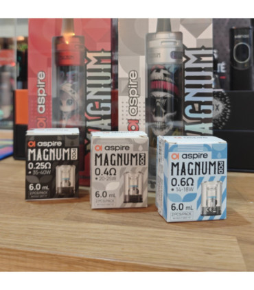 Cartouches Magnum Aspire – Lot de 2 pièces pour pods Magnum