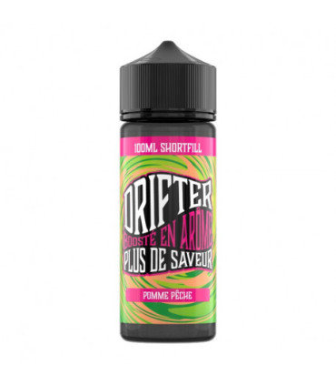 Pomme Pêche 100ml – Drifter – E‑liquide fruité à booster