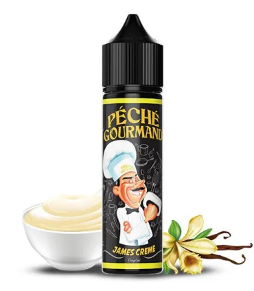 James Crème 50 ml Péché Gourmand – Custard vanille & noix