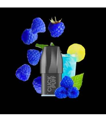 Cartouche Blue Razz Lemonade Click & Puff X‑Bar – 2 ml