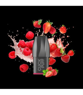 Cartouche Fraise Framboise Click & Puff X‑Bar – 2 ml