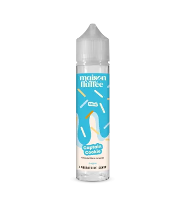 CAPTAIN COOKIE 50 mL - E-liquide gourmand Maison Fluffée 50/50