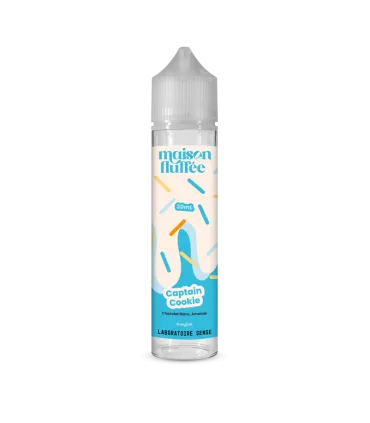 CAPTAIN COOKIE 30 mL - E-liquide gourmand Maison Fluffée 50/50