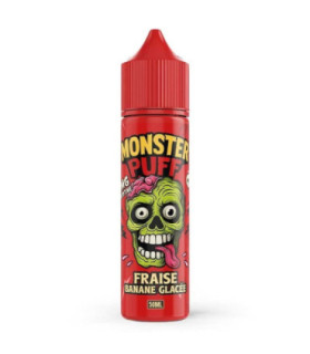 FRAISE BANANE GLACÉE Monster Puff 50ml