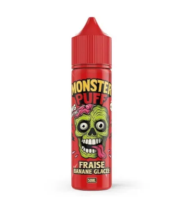 FRAISE BANANE GLACÉE Monster Puff 50ml
