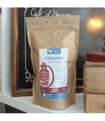 Café Ethiopie Sidamo 250g | Arabica moka Vert-Tiges